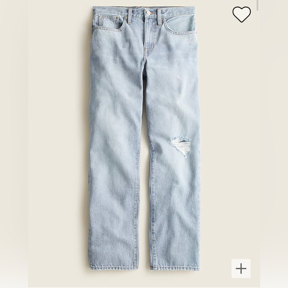 Petite Slouchy Boyfriend Jean in Basin Wash 29P